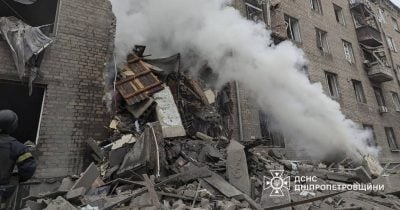 Russian Strike on Dnipropetrovsk Kills Two, Injures Six