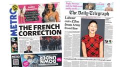 UK Labour Cuts £2bn From Army Budget as French Unrest Spills Into Another Week