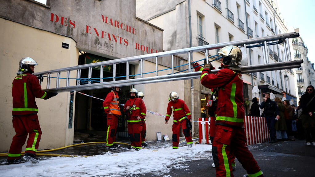 Fire Destroys Paris's Historic Marché des Enfants-Rouges as Markets Drift Lower