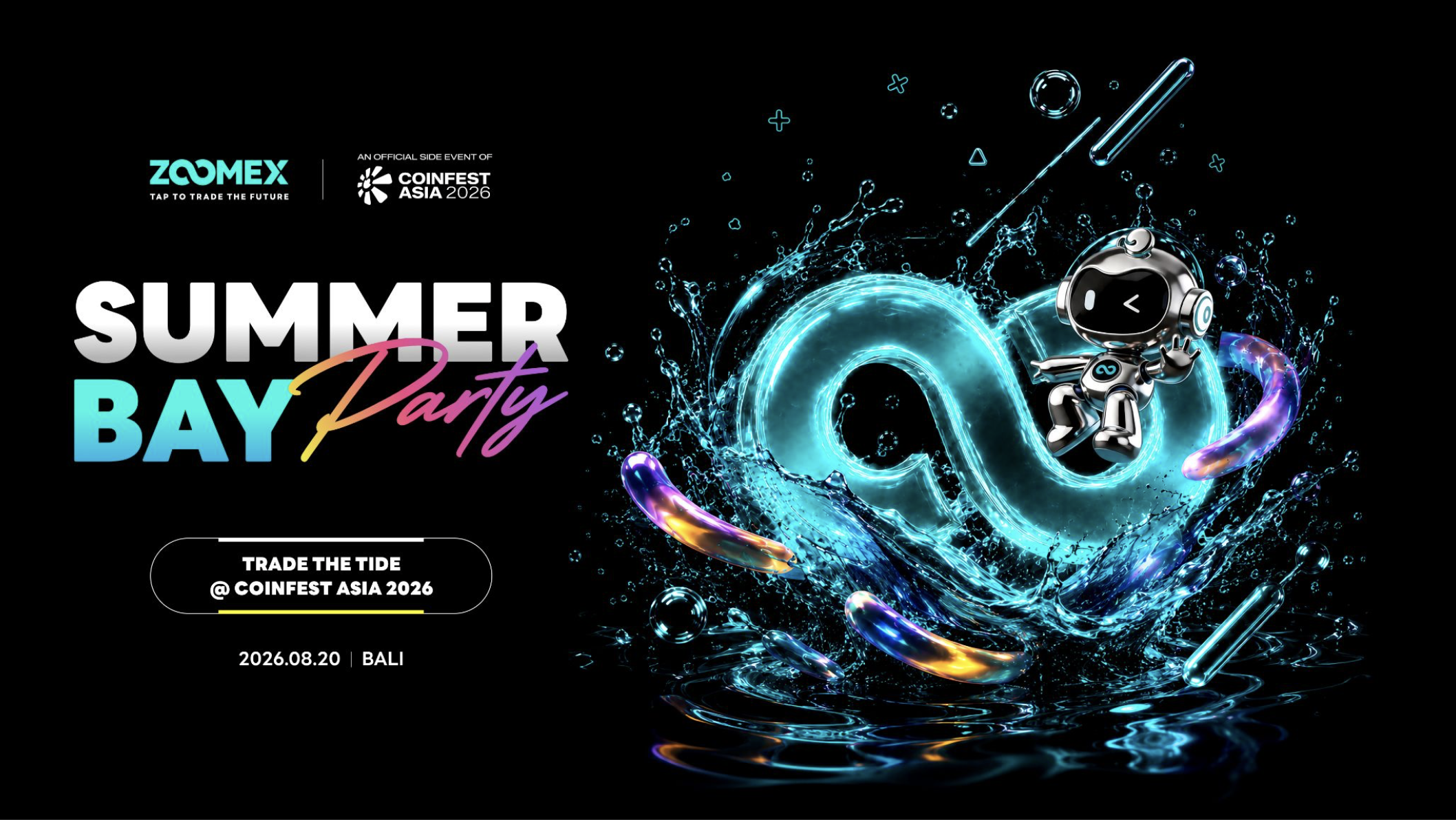Zoomex Hosts Bali Side Event as Gold Sponsor at Coinfest Asia 2026