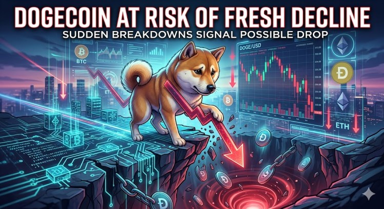 Dogecoin Holds $0.10 Support but Faces Further Losses as Bearish Signals Mount