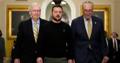 Zelensky pushes new Russia sanctions package with crypto provisions on Capitol Hill