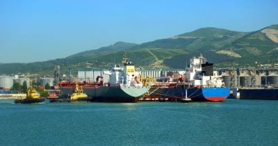 Ukrainian Drone Strikes Oil Tanker BOURDA Near Russian Port of Taman