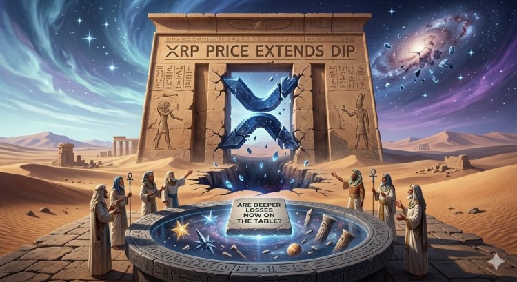 XRP Slips Below $1.34 as Technical Indicators Turn Bearish