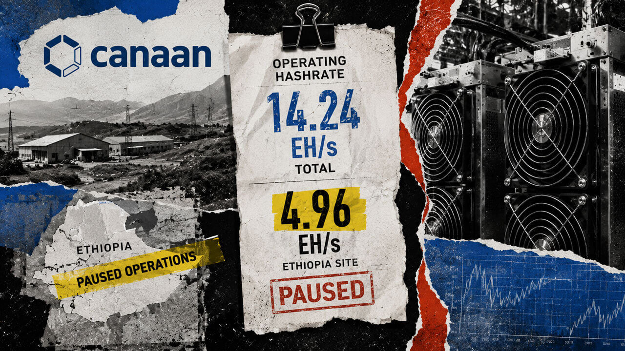 Canaan's July Hashrate Figure Includes Paused Ethiopia Operations