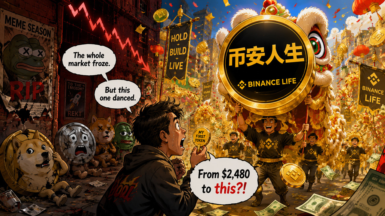 Trader Turns $2,480 Into $12.38 Million on Binance Life Memecoin