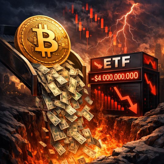 Bitcoin Dips Below $66K as Strategy Sells 32 BTC, ETF Outflows Hit Record Streak