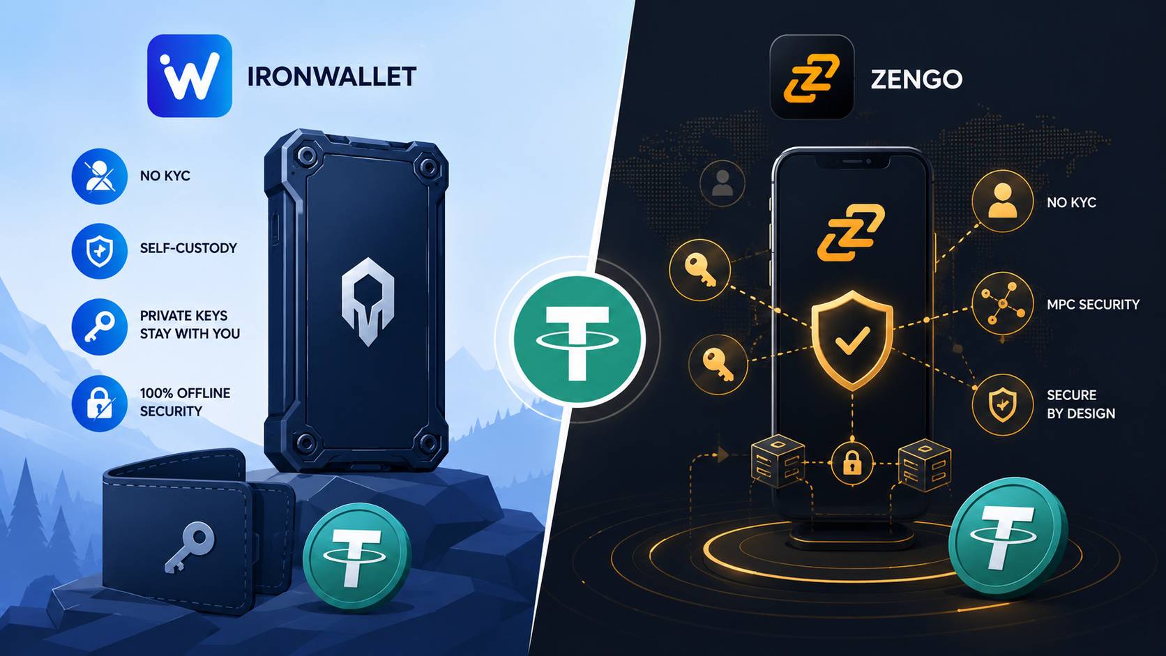 IronWallet vs. Zengo: Two Non-Custodial Wallets, Two Very Different Trade-Offs
