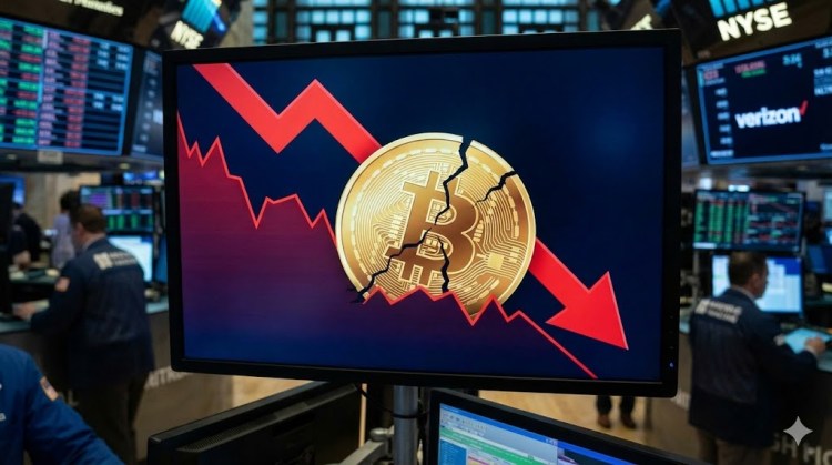 Bitcoin Slips Below $73,800, Breaks Rising Channel as Losses Extend