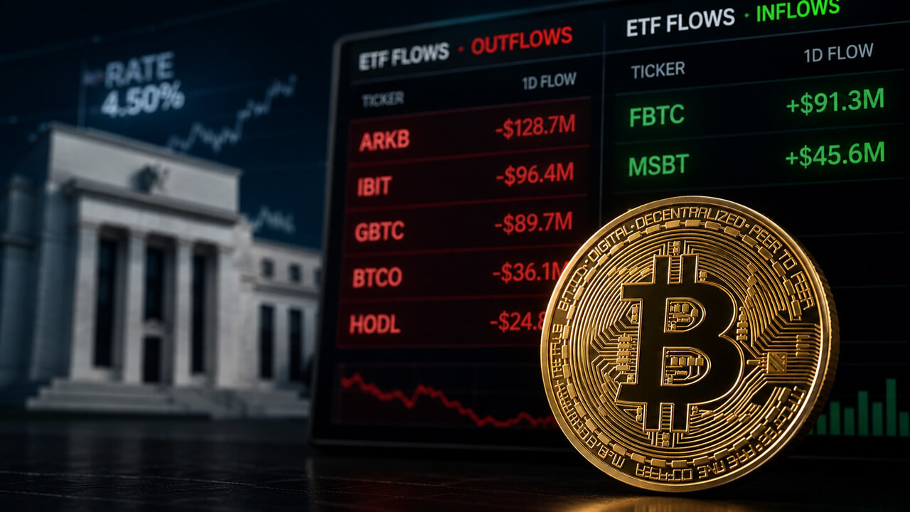 Spot Bitcoin ETFs See $82.2M Outflows as Fed Holds Rates, Raises Inflation Forecast