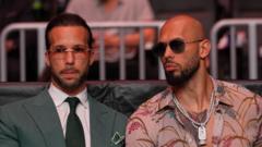 Tate Brothers Arrested in US as UK Seeks Extradition Over New Charges