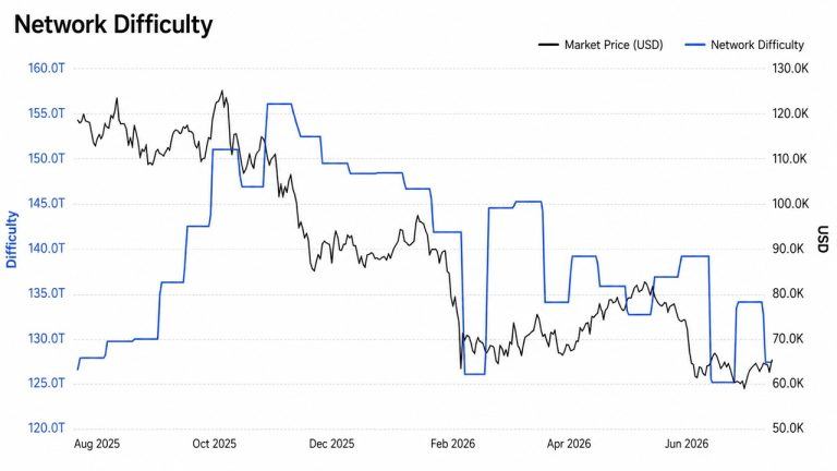 Bitcoin Difficulty Sees Sharpest Whipsaw Since 2021 With 14.7% Jump After 11% Drop