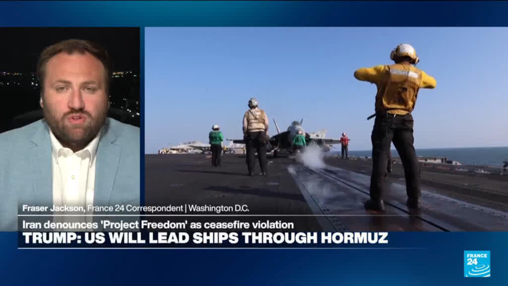 Trump Announces Strait of Hormuz 'Humanitarian Operation' as Iran Cries Violation