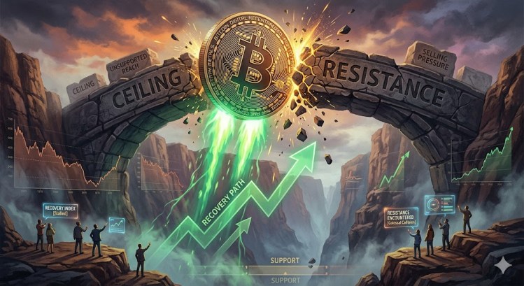 Bitcoin Stalls at $77,450 Resistance After Recovery Above $76,500