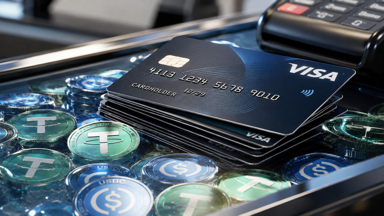 Crypto-Card Spending Hits $600M Monthly, Visa Dominates 90% of Transactions