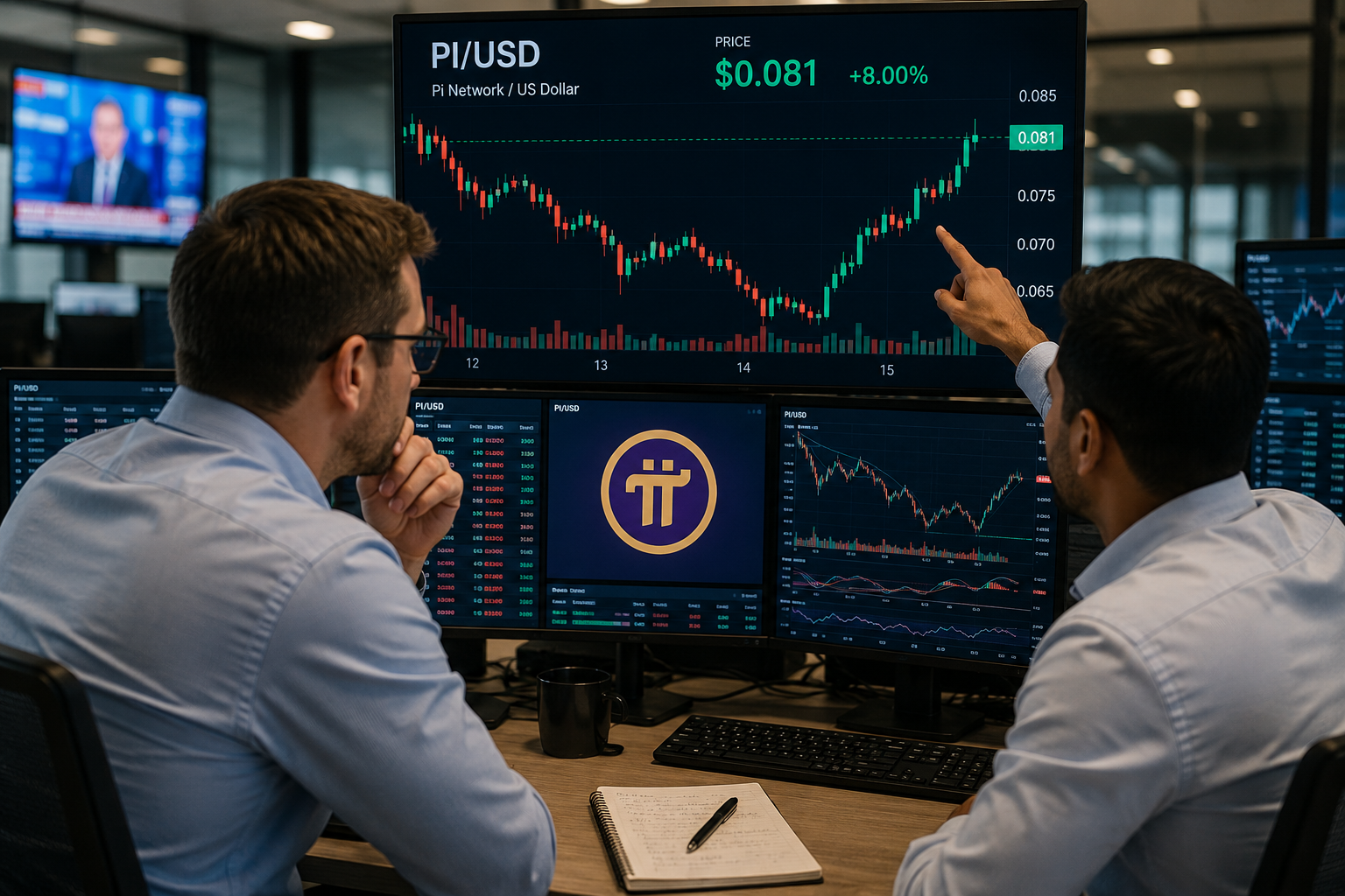 Pi Network Holds Above $0.075 as Futures Open Interest Climbs 33%