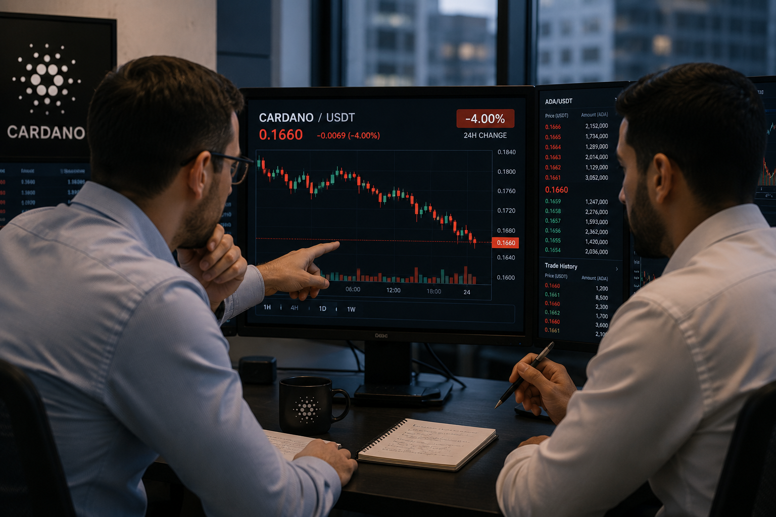 Cardano (ADA) Stays Below $0.168 as Whales Accumulate 120M Tokens