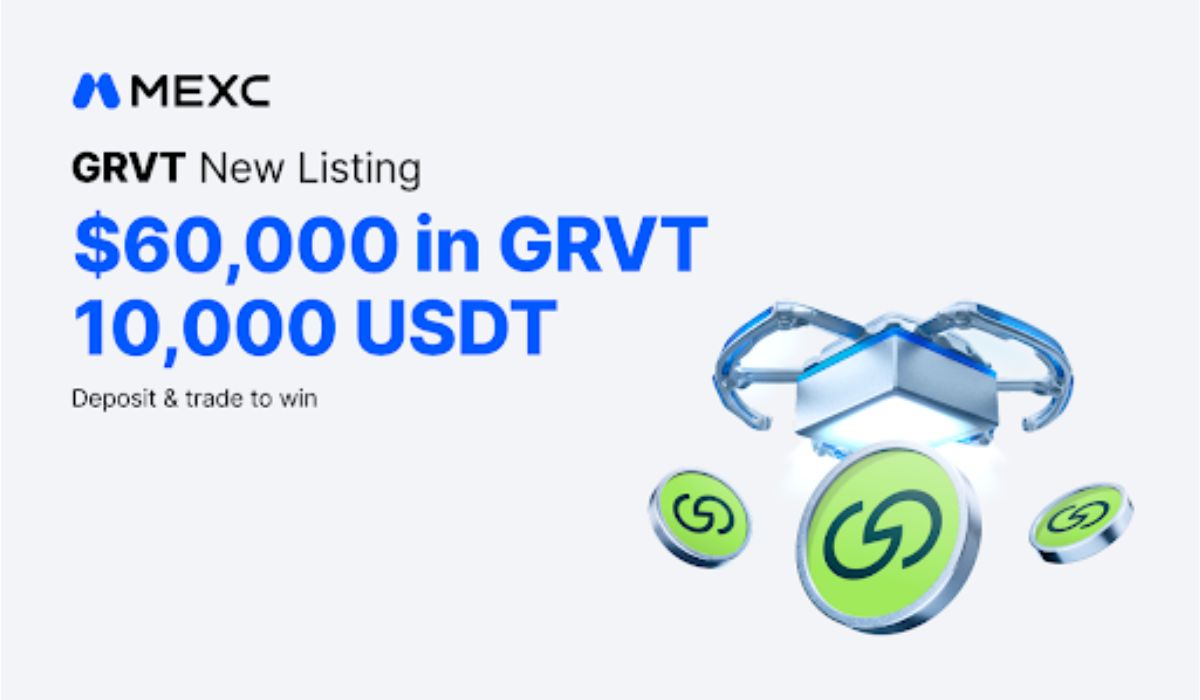 MEXC to List Grvt (GRVT) With Airdrop+ Event on July 30