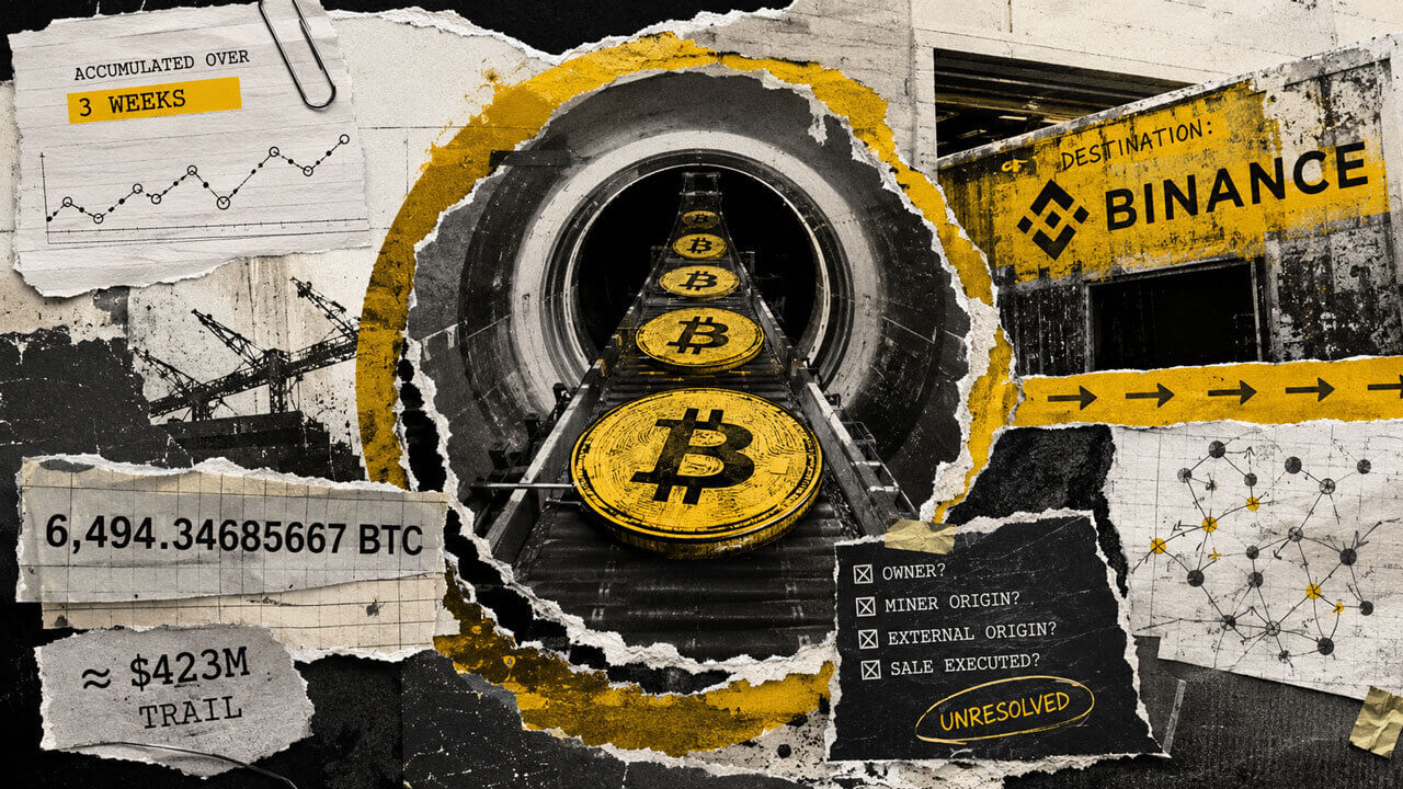 Bitcoin Whale Moves 6,494 BTC Worth $423M to Binance-Linked Wallet