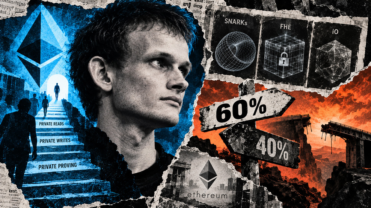 Vitalik Buterin: 60% Chance Privacy Tech Gets Cheap Enough to Reshape Ethereum