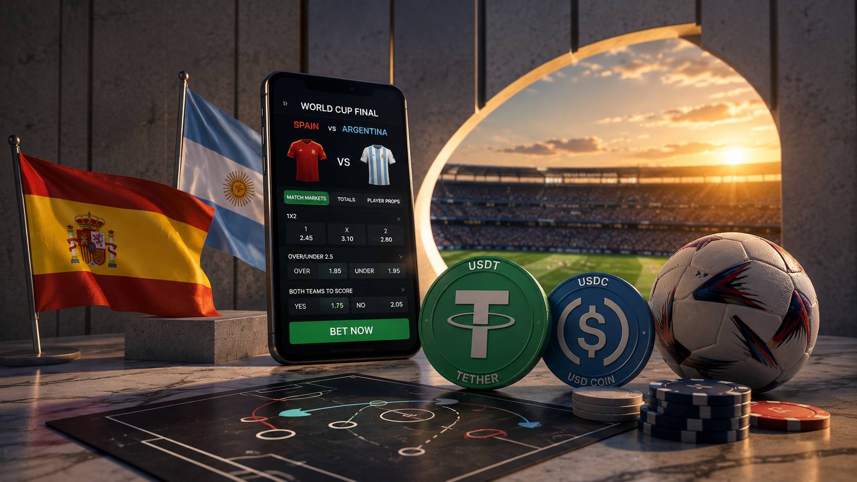 World Cup Final Kicks Off With Crypto Betting Settlement in Focus