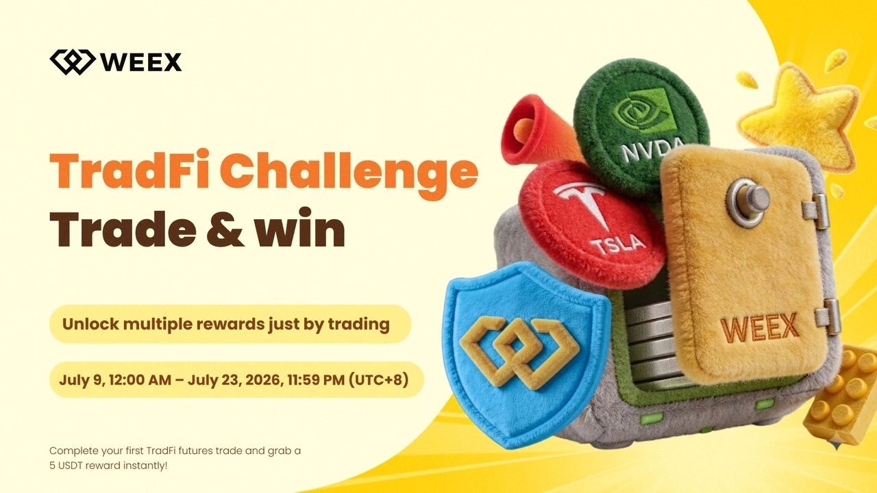 WEEX Launches TradFi Service for Trading Gold, Oil, and Tokenized Stocks