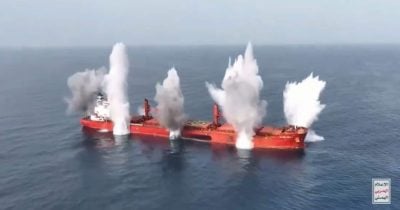 US Strikes on Red Sea Launch Sites; Prediction Market Sees 67.5% Chance of Iran Action Against Gulf State