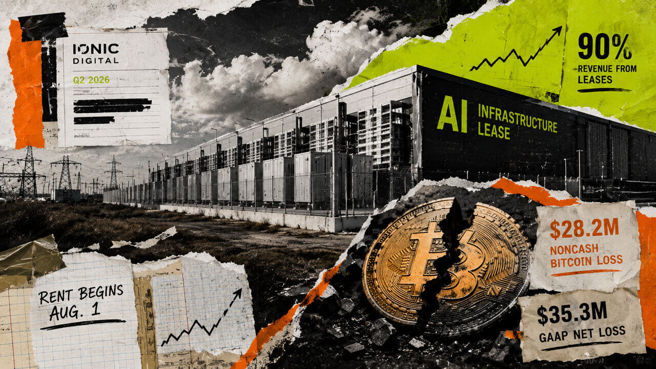 Ionic Digital's AI Leases Bring in 90% of Q2 Revenue, but Bitcoin Loss Weighs on Earnings