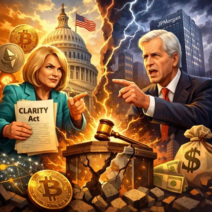 Lummis, Dimon Clash Over CLARITY Act as Senate Works on Crypto Bill