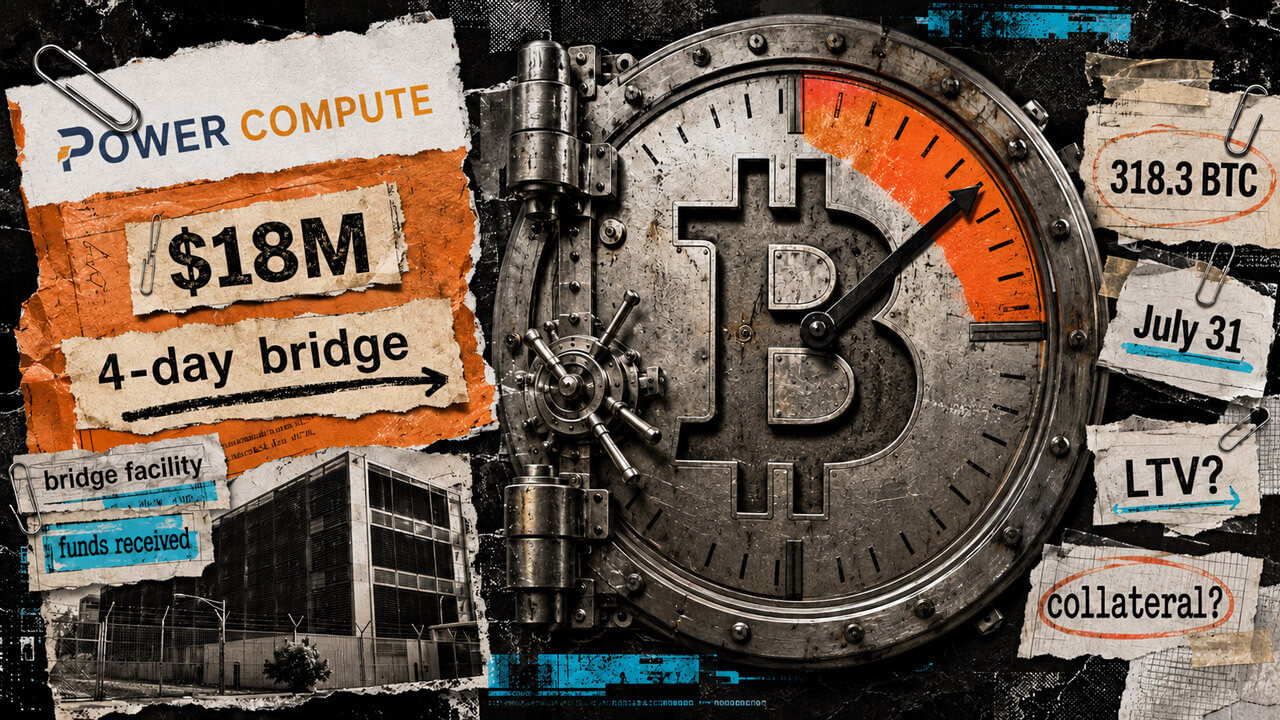 PowerCompute Subsidiary's $18M Bridge Loan Matures With No Disclosure on Repayment