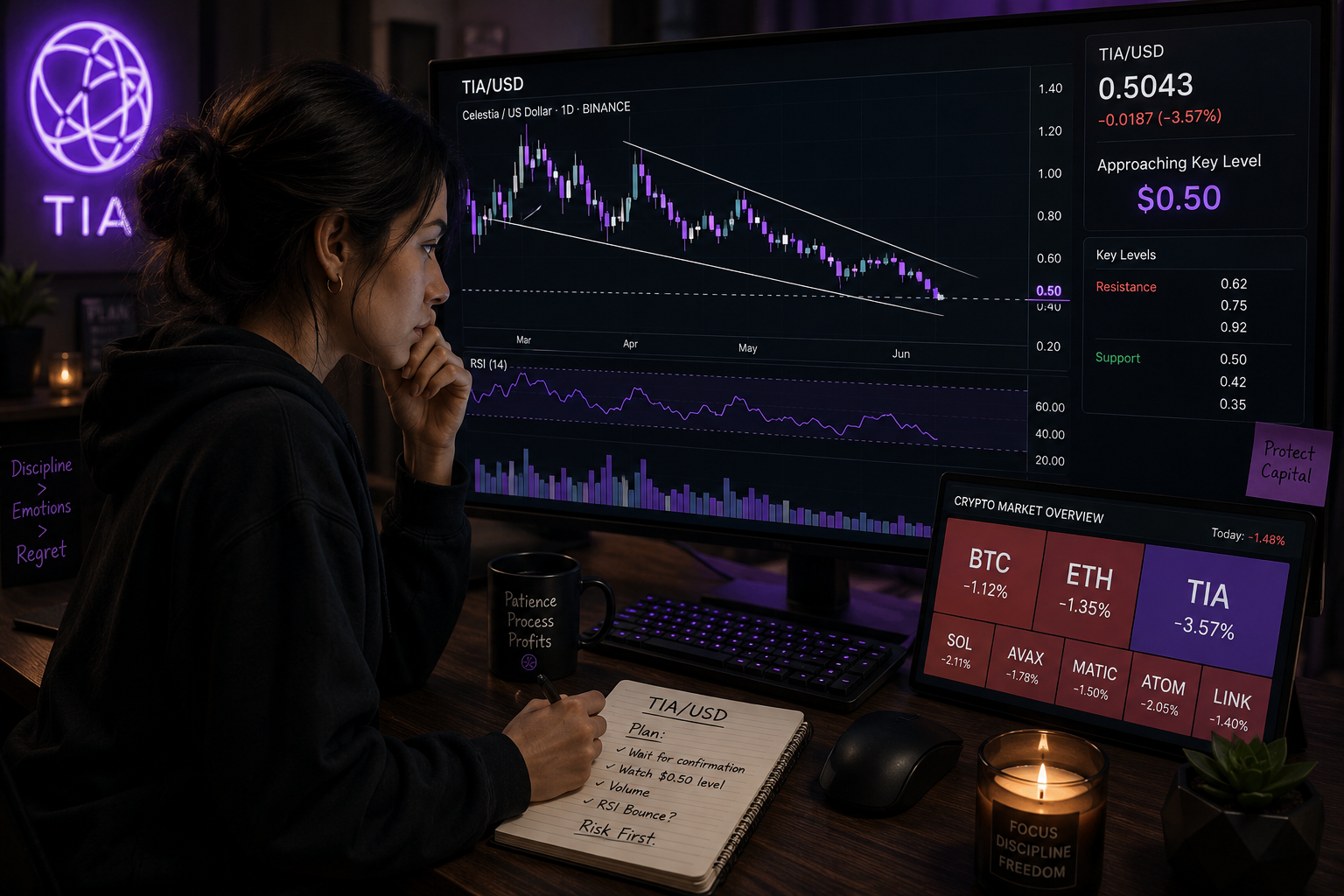 Celestia (TIA) Rallies for Third Day, Breaks Above Key Technical Levels