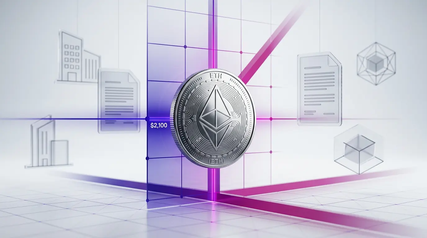 Ethereum Holds 33% of $62B RWA Market as Price Stays Rangebound at $2,100
