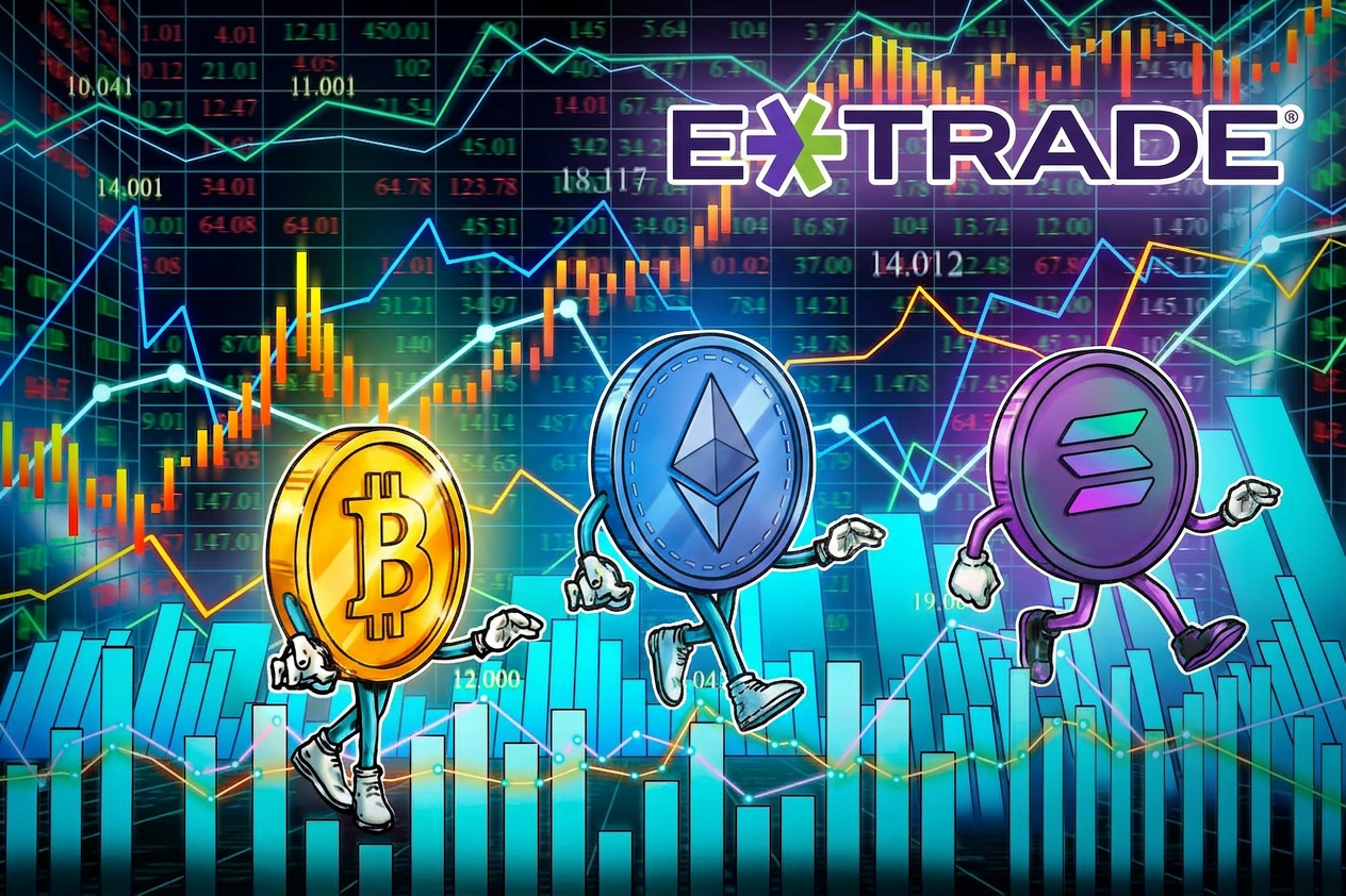 E*TRADE Launches Spot Crypto Trading for Retail Clients via Zero Hash