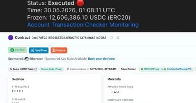 Circle Freezes Zama’s USDC Contract, Locking $12.6M in Rug Pull Allegations