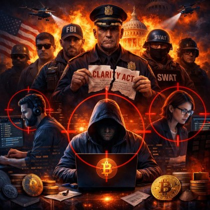 Police Union Opposes Developer Shield in CLARITY Act, Citing Crypto Crime Concerns