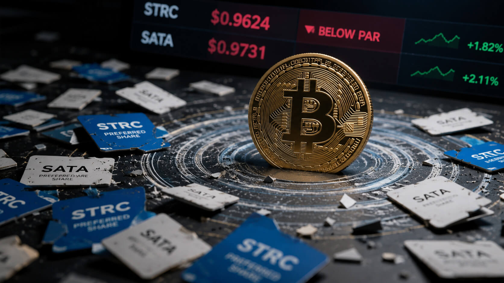 Strategy and Strive Preferred Shares Tumble as Forced Liquidations Hit Bitcoin Yield Market
