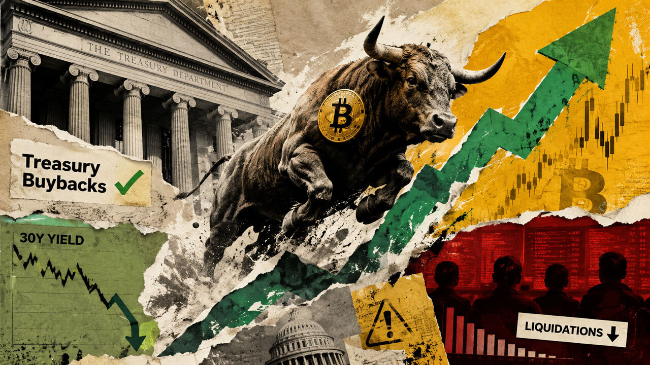 Bitcoin Hits $69,500 as Treasury Doubles Long-Dated Debt Buybacks