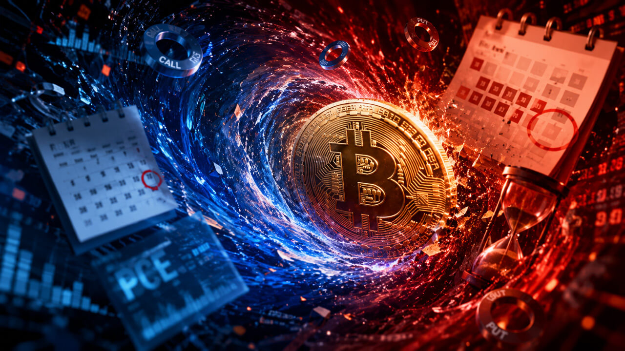 Bitcoin Hovers Below $63,000 as PCE Data and $10B Options Expiry Loom