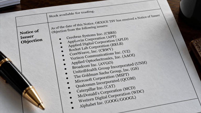 Microsoft, McDonald's, Alphabet, Goldman Sachs Object to OKX-ICE Tokenized Stock Trading Plan