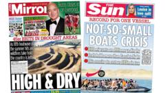 UK Declares More Drought Areas, Mega-Dinghy Crosses Channel